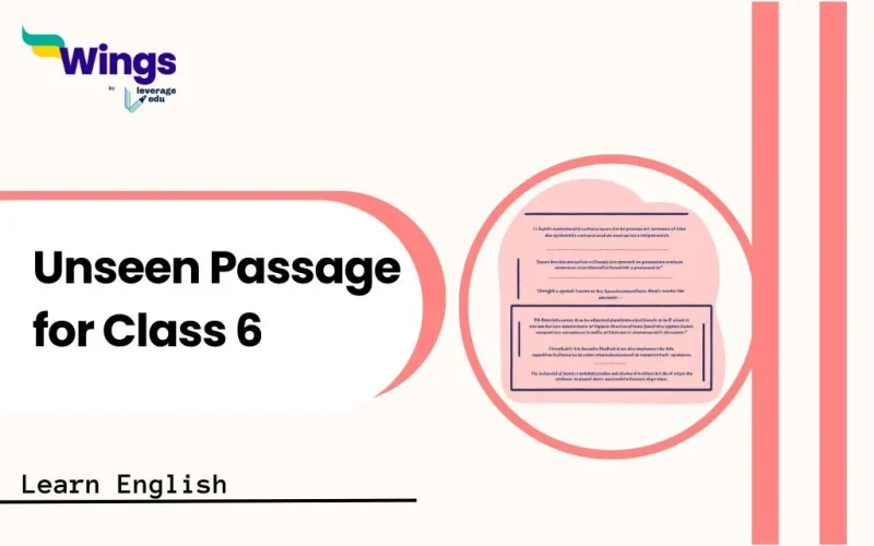 Unseen Passage for Class 6