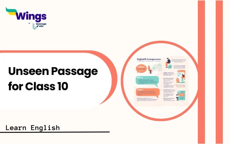 English Unseen Passage for Class 10