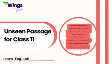 Unseen passage for class 11