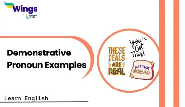 Demonstrative Pronoun Examples