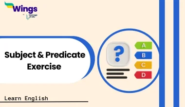 Subject and Predicate Exercise