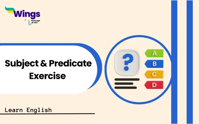 Subject and Predicate Exercise