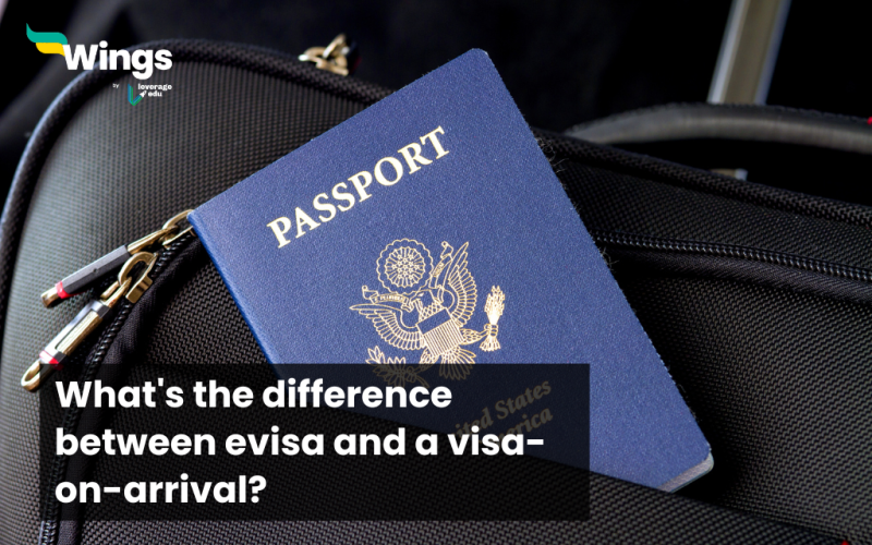 what's the difference between evisa and visa on arrival