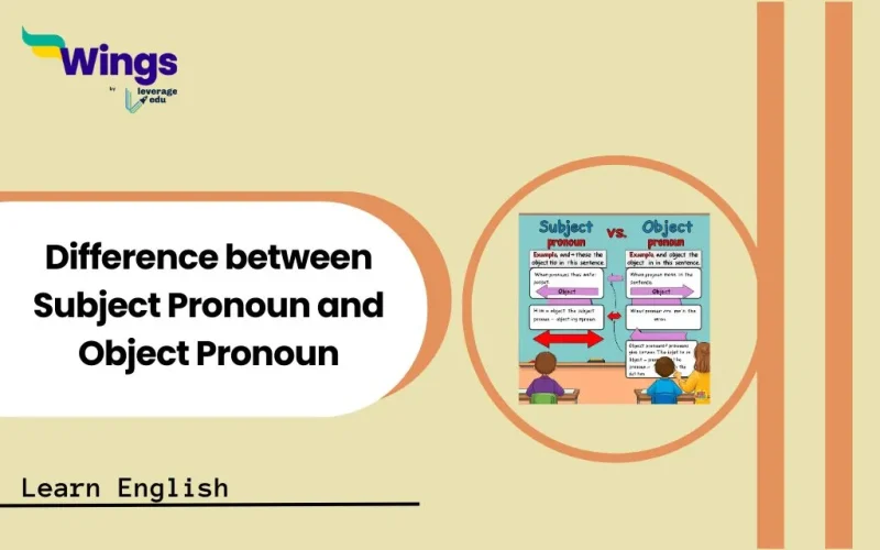 Difference between subject pronoun and object pronoun