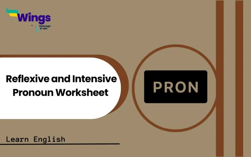 Reflexive and Intensive Pronoun Worksheet