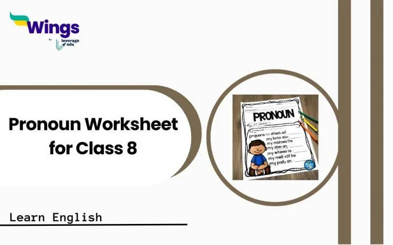 pronoun worksheet for class 8