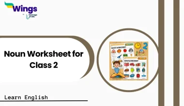 Noun Worksheet for Class 2