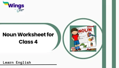 Noun Worksheet for Class 4