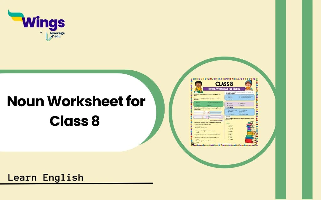 Noun Worksheet for Class 8 with answers