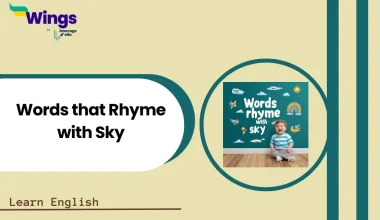Words that rhyme with sky