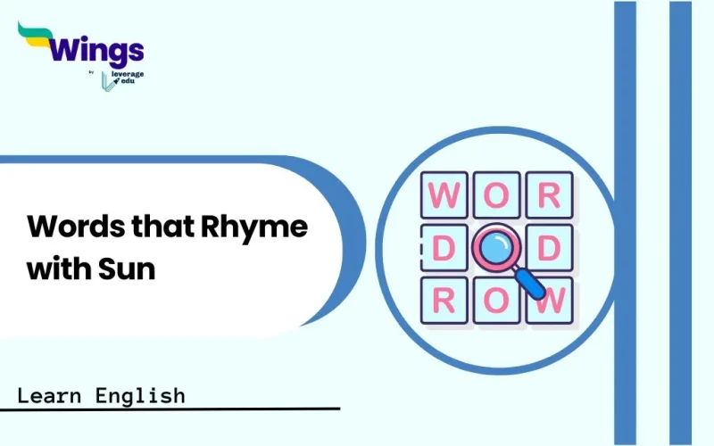 Words that Rhyme with Sun