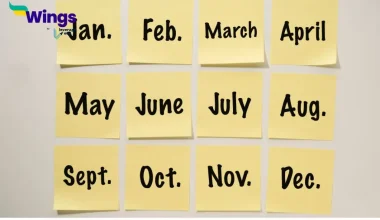 12 Month Name in English