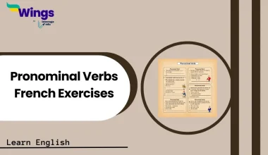 Pronominal Verbs French Exercises