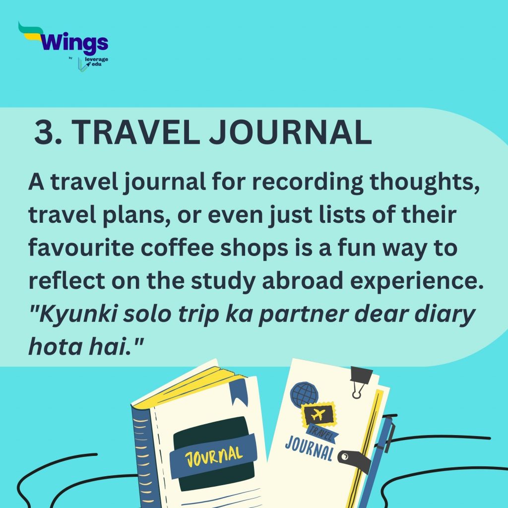 8 Gifts for Students Studying Abroad - Travel Journal