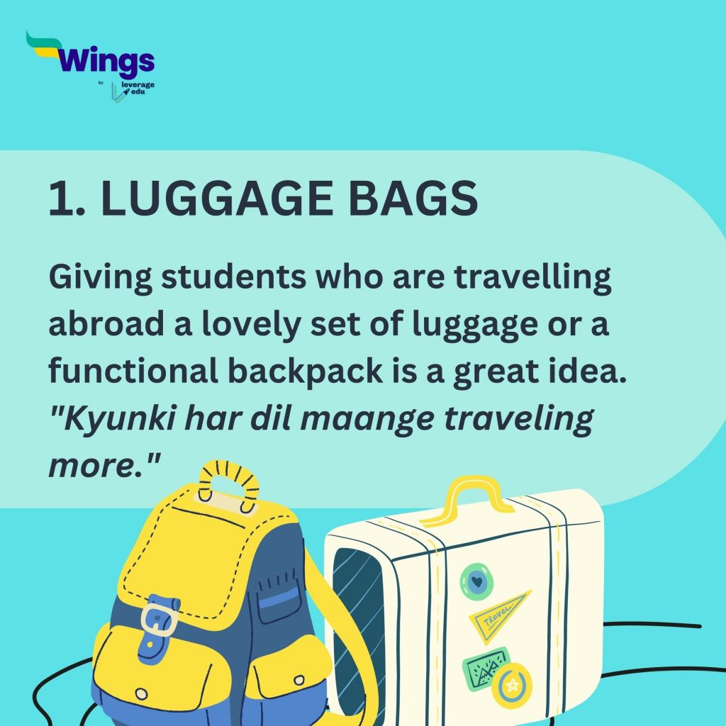 8 Gifts for Students Studying Abroad - Luggage Bags