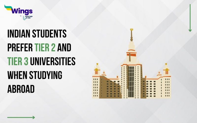 Indian Students Prefer Tier 2 and Tier 3 Universities When Studying Abroad