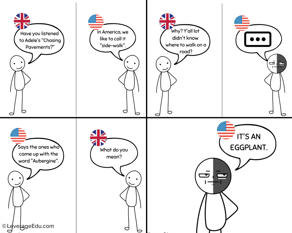 British English vs American English