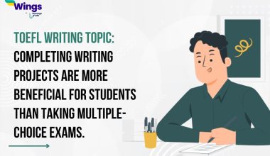 Completing writing projects are more beneficial for students than taking multiple-choice exams.
