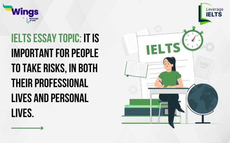 It is important for people to take risks, in both their professional lives and personal lives.