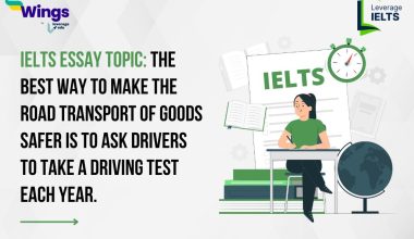 The best way to make the road transport of goods safer is to ask drivers to take a driving test each year.