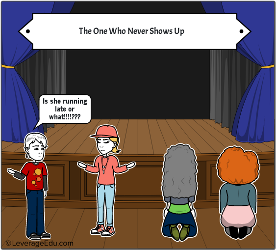 Types of people in a drama club