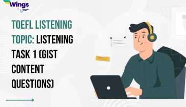 TOEFL Listening: Listening Task 1 (Gist Content Questions)