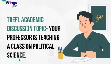 TOEFL Academic Discussion Topic- Your professor is teaching a class on political science.