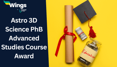 Astro 3D Science PhB Advanced Studies Course Award