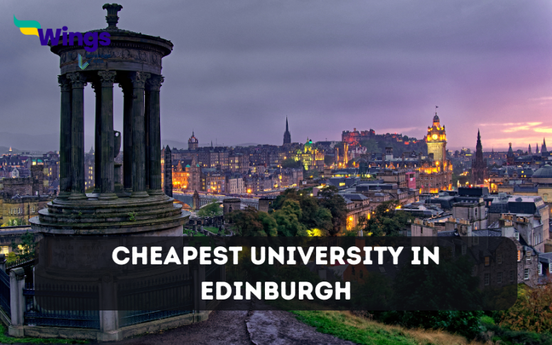 cheapest university in edinburgh