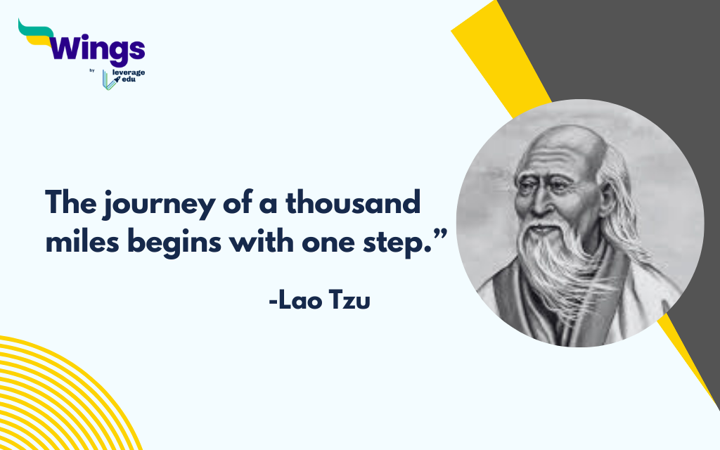 Safe Journey Wishes | Lap Tzu Quote