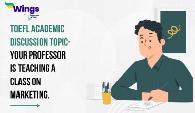TOEFL Daily Academic Discussion Topic- Your professor is teaching a class on marketing.