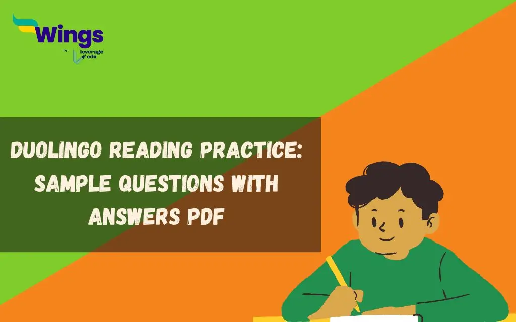 Duolingo Reading Practice Sample Questions With Answers PDF FREE 