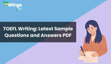toefl writing sample answers with pdf