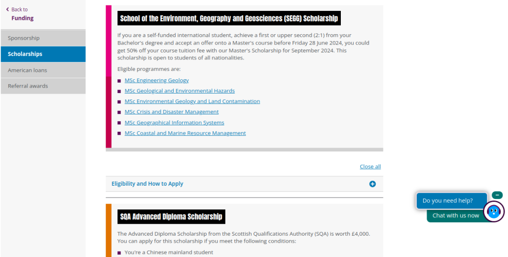 Study in UK: University of Portsmouth SEGG Scholarship Applications Open for International Students