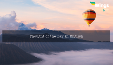 Thought of the Day in English
