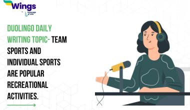 Duolingo Daily Writing Topic- Team sports and individual sports are popular recreational activities.