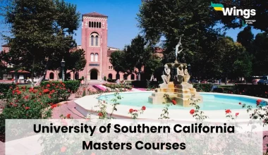University of Southern California Masters Courses