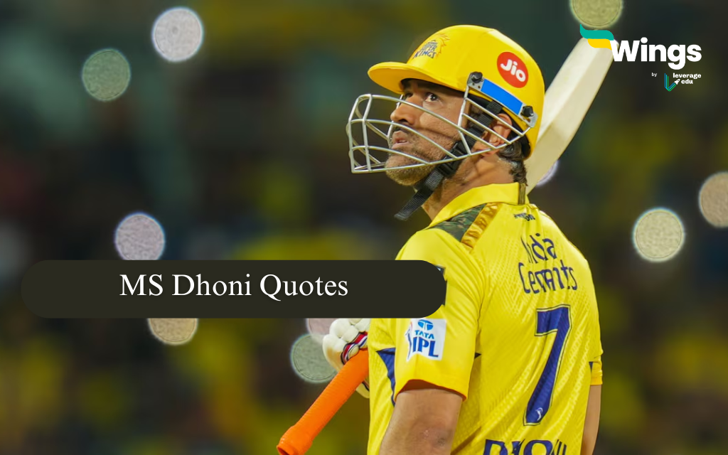MS Dhoni Quotes