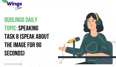 Duolingo Daily Topic: Speaking Task 8 (Speak about the image for 90 seconds)