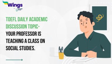 TOEFL Daily Academic Discussion Topic- Your professor is teaching a class on social studies.