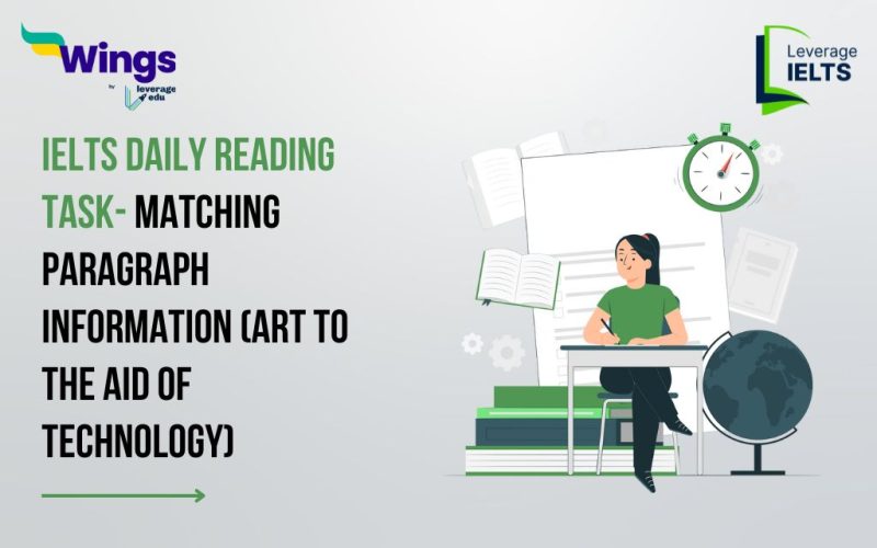 IELTS Daily Reading Task- MATCHING PARAGRAPH INFORMATION (Art to the aid of technology)