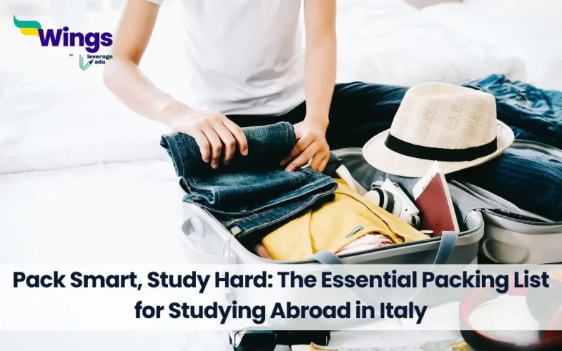 study abroad packing list for italy