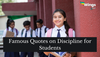 Famous quotes on Discipline for Students