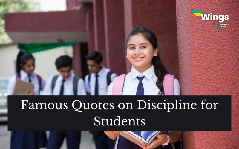 Famous quotes on Discipline for Students