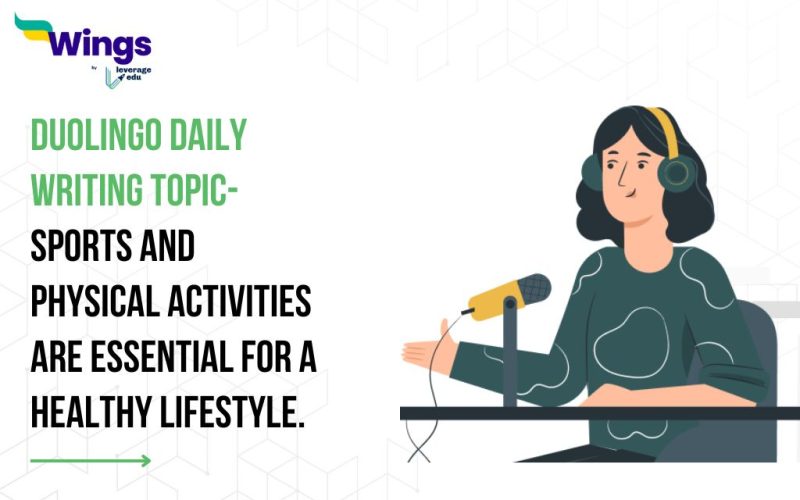 Duolingo Daily Writing Topic- Sports and physical activities are essential for a healthy lifestyle.