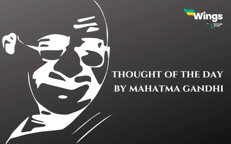 thought of the day by mahatma gandhi