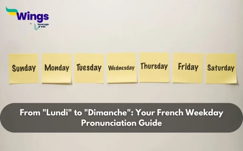 days in french with pronunciation