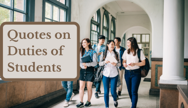 quotes on duties of students