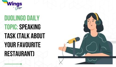 Duolingo Daily Topic: Speaking Task (Talk about your favourite restaurant)