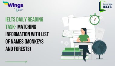 IELTS Daily Reading Task- MATCHING INFORMATION WITH LIST OF NAMES (Monkeys and Forests)